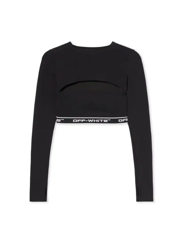 Off-White Logoband Cut Out Top