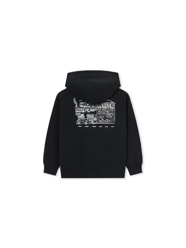 Off-White Graffiti Hoodie Zip Up