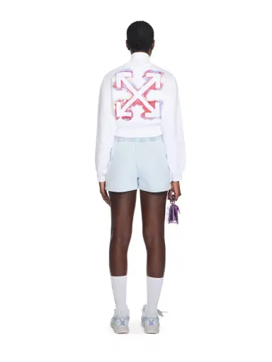 Off-White Water Arrow Crop Zip-Up Jacket | Thumbnail 4