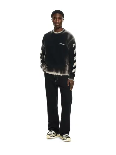 Off-White Diag Corrosion Crewneck Sweater | Thumbnail 2 Off-White Diag Corrosion Crewneck Sweater | Thumbnail 2