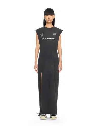 Off-White Racer Loose Jersey Dress | Thumbnail 2