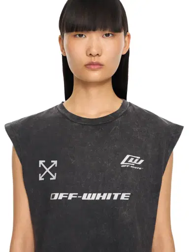 Off-White Racer Loose Jersey Dress | Thumbnail 5