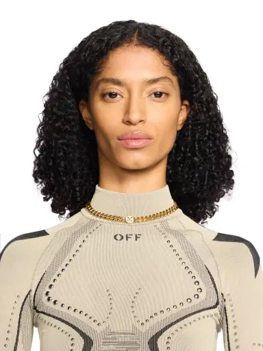 Off-White Round Arrow Necklace | Thumbnail 2 Off-White Round Arrow Necklace | Thumbnail 2