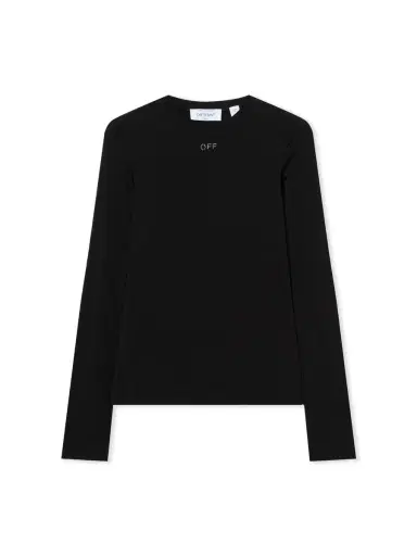Off-White OW X Swarovski Second Skin Crewneck | Thumbnail 1 Off-White OW X Swarovski Second Skin Crewneck | Thumbnail 1