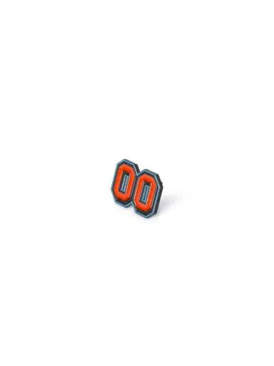 Off-White Red/Black Zero-Zero Dubrae Charm | Thumbnail 1