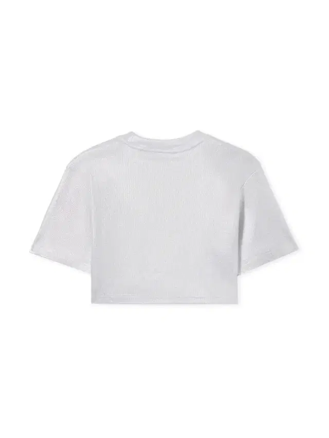 Off-White Off Coated Rib Crop T-Shirt