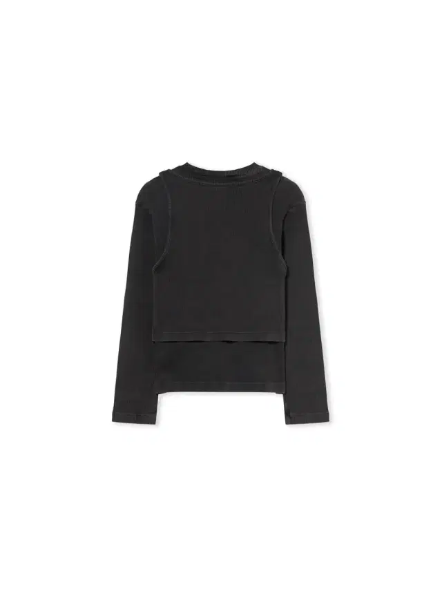 Off-White Stamp Acid Wash Rib Top