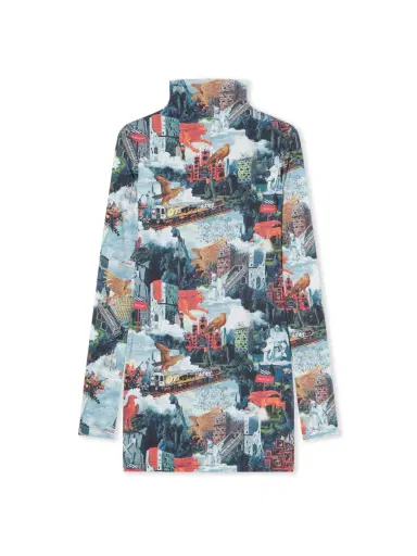 Off-White World Paint Second Skin Mini Dress | Thumbnail 1