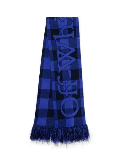 Off-White Bookish Check Scarf | Thumbnail 1