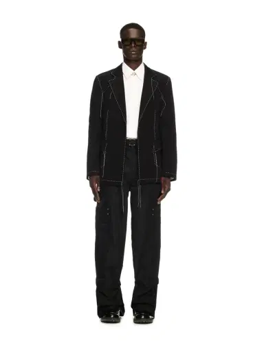 Off-White Black 00 Wool Blazer | Thumbnail 2