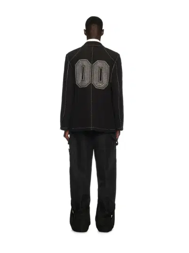Off-White Black 00 Wool Blazer | Thumbnail 4