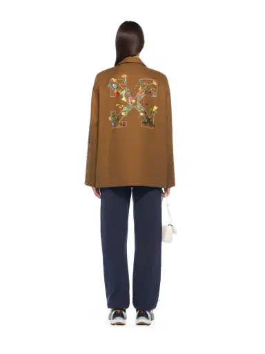 Off-White Arrow Flower Field Twill Jacket | Thumbnail 4 Off-White Arrow Flower Field Twill Jacket | Thumbnail 4