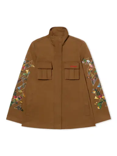 Off-White Arrow Flower Field Twill Jacket | Thumbnail 1 Off-White Arrow Flower Field Twill Jacket | Thumbnail 1