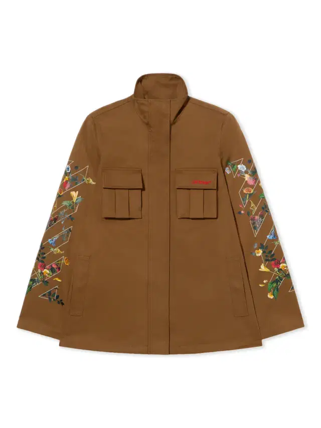 Off-White Arrow Flower Field Twill Jacket