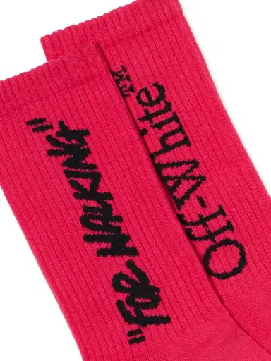 Off-White Mid Calf Socks | Thumbnail 2