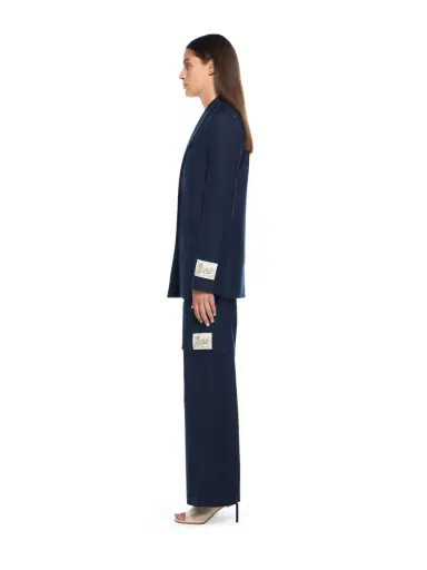 Off-White Gabardine Label Tomboy Blazer | Thumbnail 3 Off-White Gabardine Label Tomboy Blazer | Thumbnail 3