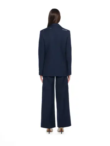 Off-White Gabardine Label Tomboy Blazer | Thumbnail 4 Off-White Gabardine Label Tomboy Blazer | Thumbnail 4