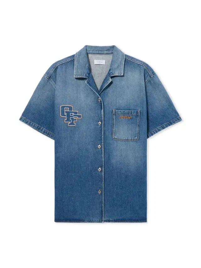 Off-White Royal Patch Denim Dress