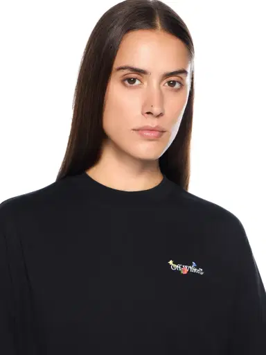 Off-White Arrow Glass Flower Regular Logo T-Shirt | Thumbnail 5