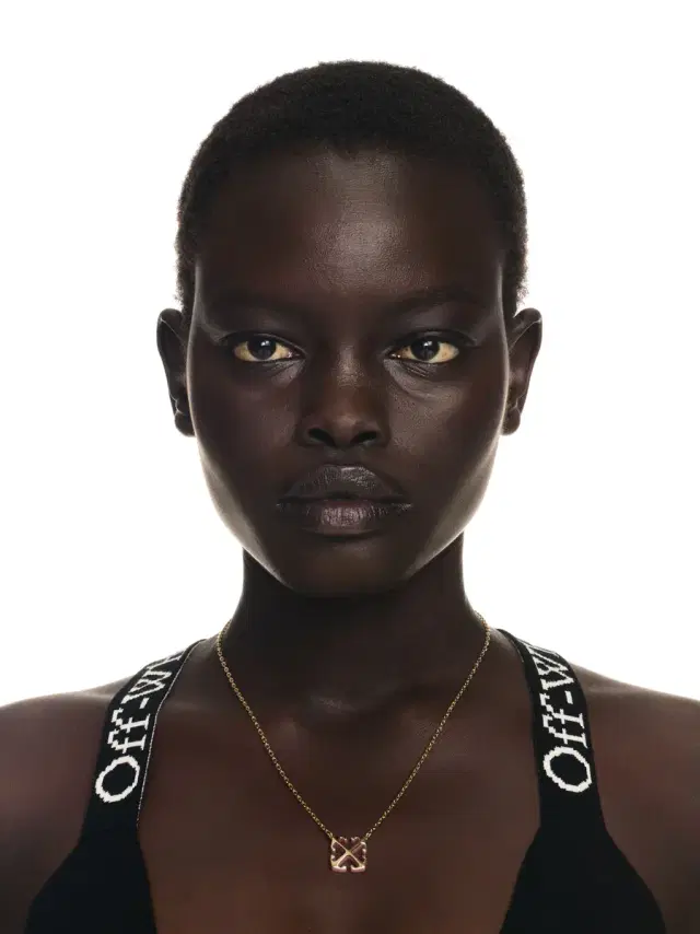 Off-White ENAMEL ARROW NECKLACE