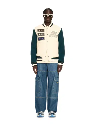 Off-White White Cash Varsity Jacket | Thumbnail 2
