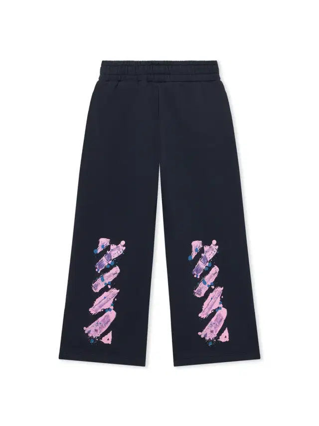 Off-White Diagonal Splat Wide Sweatpants
