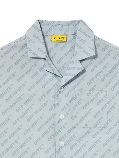 Off-White Logo Aop Bowling Shirt | Thumbnail 3
