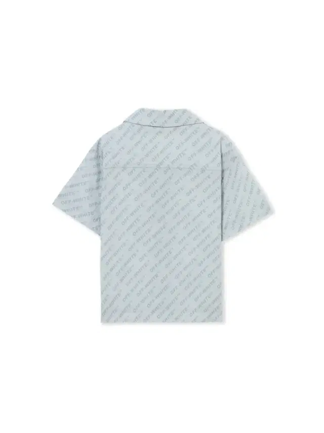Off-White Logo Aop Bowling Shirt
