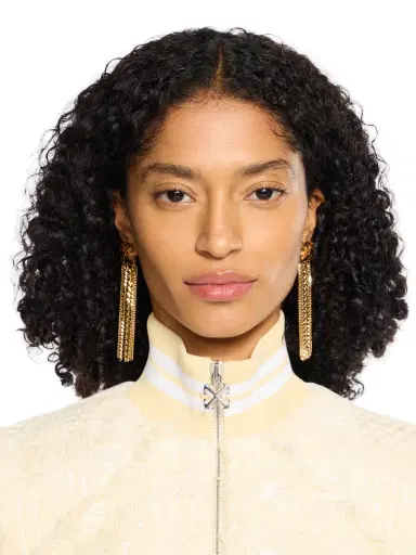 Off-White Arrow Chain Pendant Earrings | Thumbnail 2