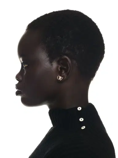 Off-White Strass Ow Earrings | Thumbnail 4 Off-White Strass Ow Earrings | Thumbnail 4