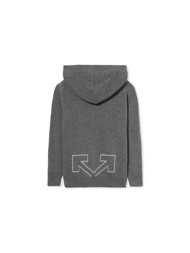 Off-White Type Logo Knit Logo Hoodie