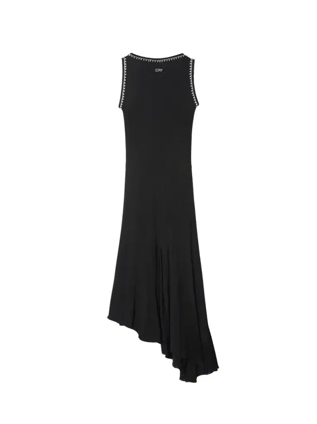 Off-White LIGHT RIB EMB 20S LONG DRESS