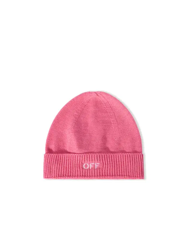 Off-White Off Stamp Ribbed Beanie
