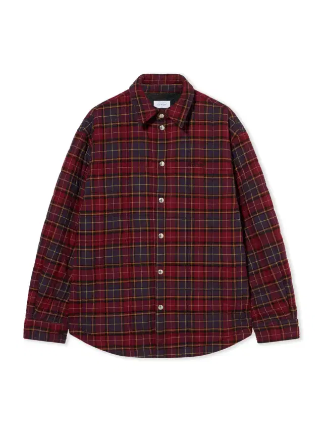 Off-White Spray Arrow Check Padded Overshirt