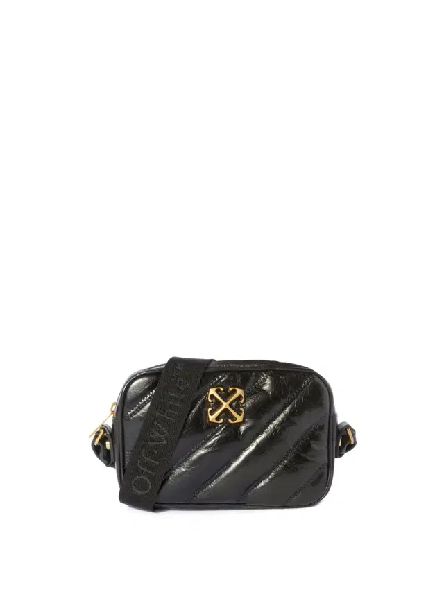 Off-White Black Quilted Camera Bag