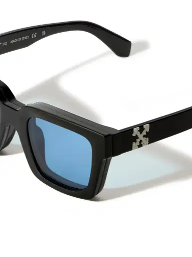 Off-White Clip On Light Blue Lens Sunglasses | Thumbnail 4