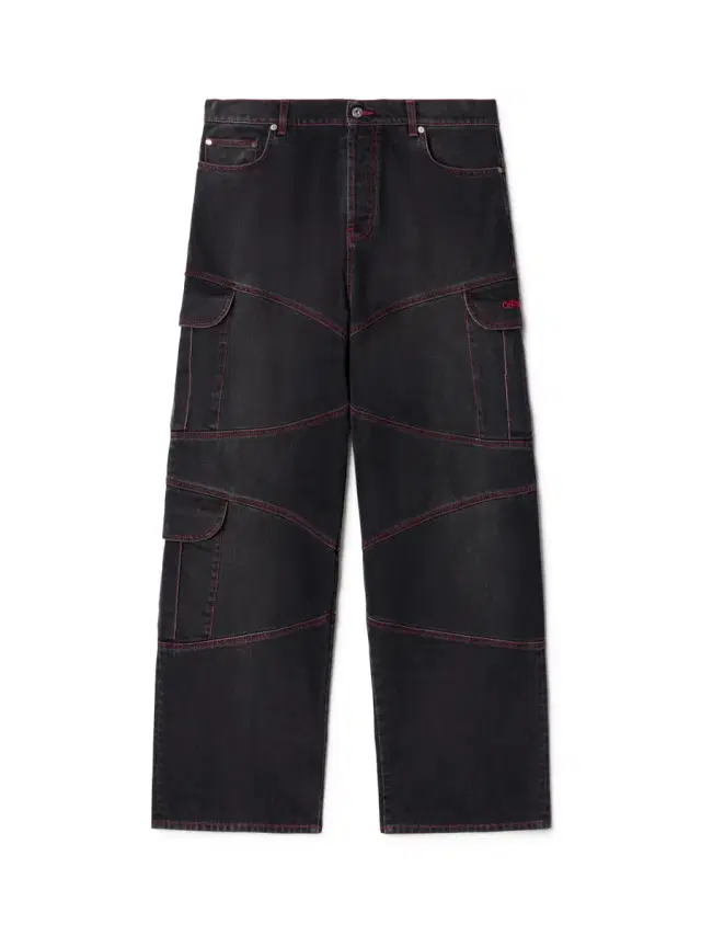 Off-White SCRIPT SAMURAI STRAIGHT JEANS