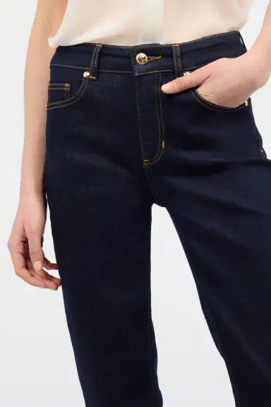 Roberto Cavalli Straight-Leg Jeans With Embroidered Logo | Thumbnail 4 Roberto Cavalli Straight-Leg Jeans With Embroidered Logo | Thumbnail 4