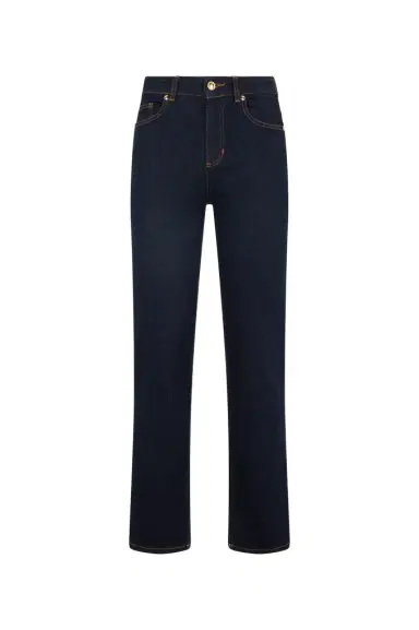 Roberto Cavalli Straight-Leg Jeans With Embroidered Logo | Thumbnail 1 Roberto Cavalli Straight-Leg Jeans With Embroidered Logo | Thumbnail 1