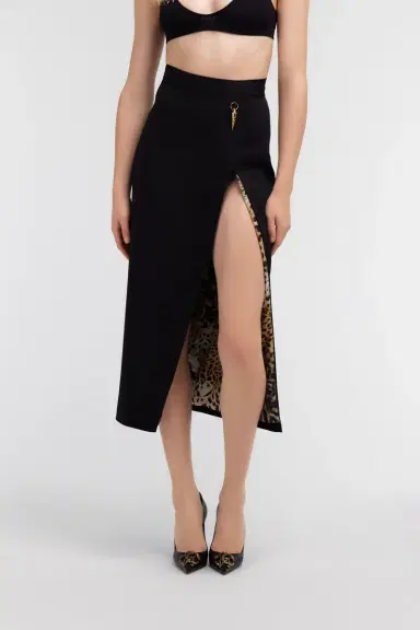Roberto Cavalli Midi skirt with slit | Thumbnail 2 Roberto Cavalli Midi skirt with slit | Thumbnail 2