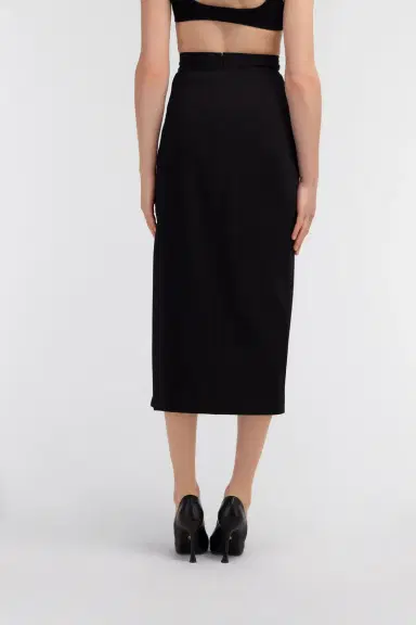Roberto Cavalli Midi skirt with slit | Thumbnail 3 Roberto Cavalli Midi skirt with slit | Thumbnail 3