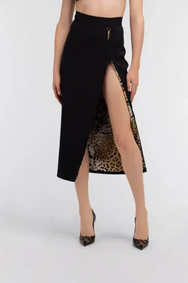 Roberto Cavalli Midi skirt with slit | Thumbnail 4 Roberto Cavalli Midi skirt with slit | Thumbnail 4
