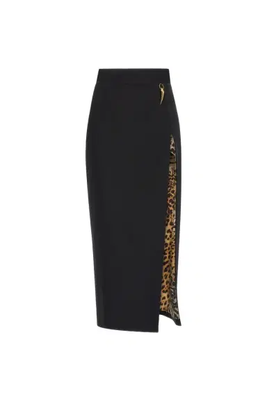 Roberto Cavalli Midi skirt with slit | Thumbnail 1 Roberto Cavalli Midi skirt with slit | Thumbnail 1