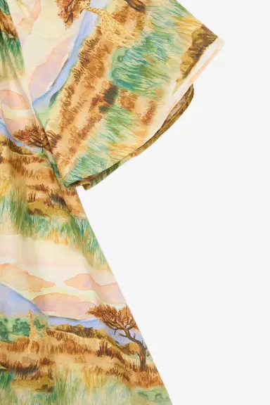 Roberto Cavalli Safari-Print Dress | Thumbnail 5 Roberto Cavalli Safari-Print Dress | Thumbnail 5