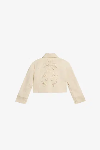 Roberto Cavalli Beige Cotton Jacket | Thumbnail 2 Roberto Cavalli Beige Cotton Jacket | Thumbnail 2