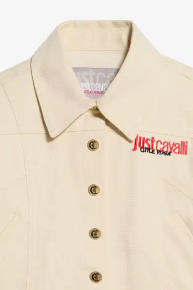 Roberto Cavalli Beige Cotton Jacket | Thumbnail 3 Roberto Cavalli Beige Cotton Jacket | Thumbnail 3