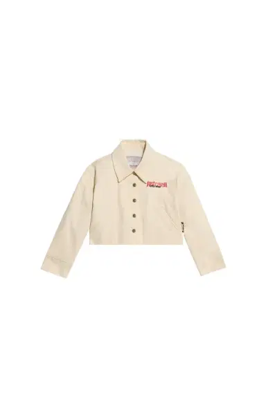 Roberto Cavalli Beige Cotton Jacket | Thumbnail 1 Roberto Cavalli Beige Cotton Jacket | Thumbnail 1