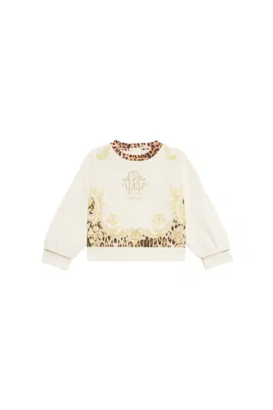 Roberto Cavalli Cotton embellished sweater | Thumbnail 1