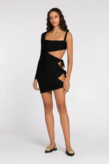 Roberto Cavalli Cut out-detail mini dress | Thumbnail 2 Roberto Cavalli Cut out-detail mini dress | Thumbnail 2