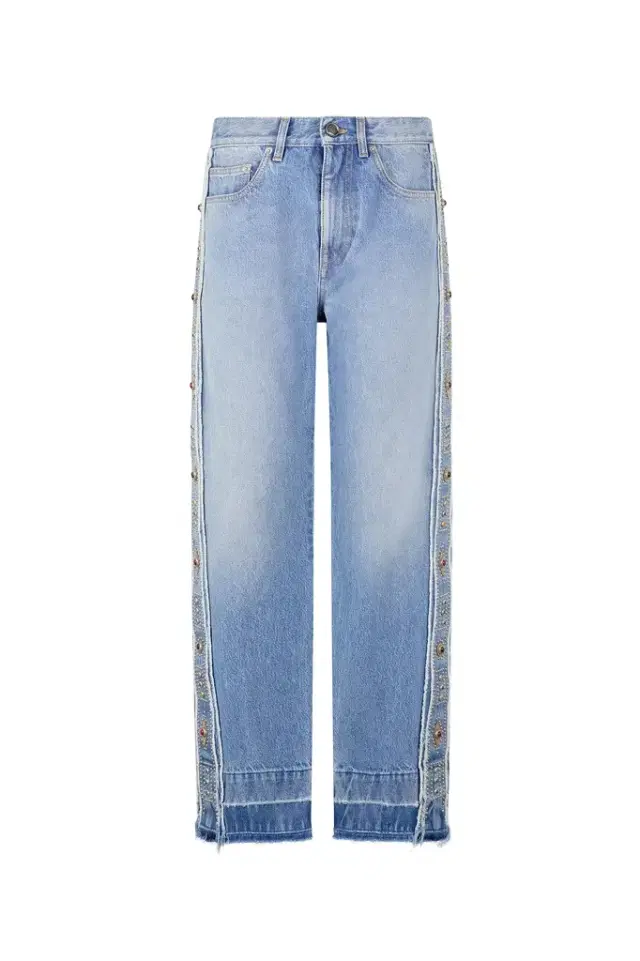 Roberto Cavalli Jeans With Stud And Stone Pattern